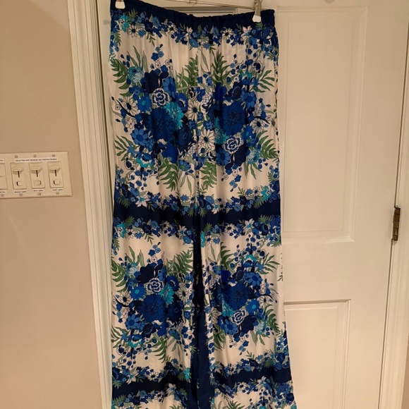 NWT Cara Cara Samantha Pants Evening Blue Bombay Size Medium (Retail: $525) - Picture 5 of 6
